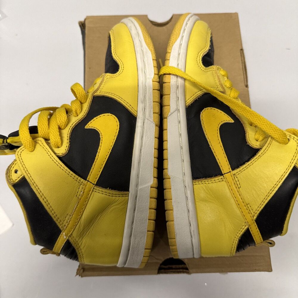 Nike Dunk High LE Goldenrod Size 3.5Y 646029071 w/Box - Picture 4 of 6